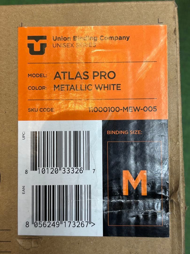 Union ATLAS PRO メタリックホワイト Mサイズ新品