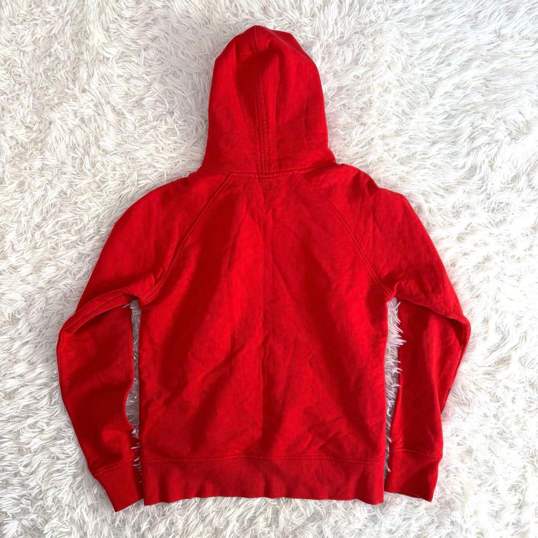 Ami Paris パーカー ワッペン ワンポイント 赤 フーディ