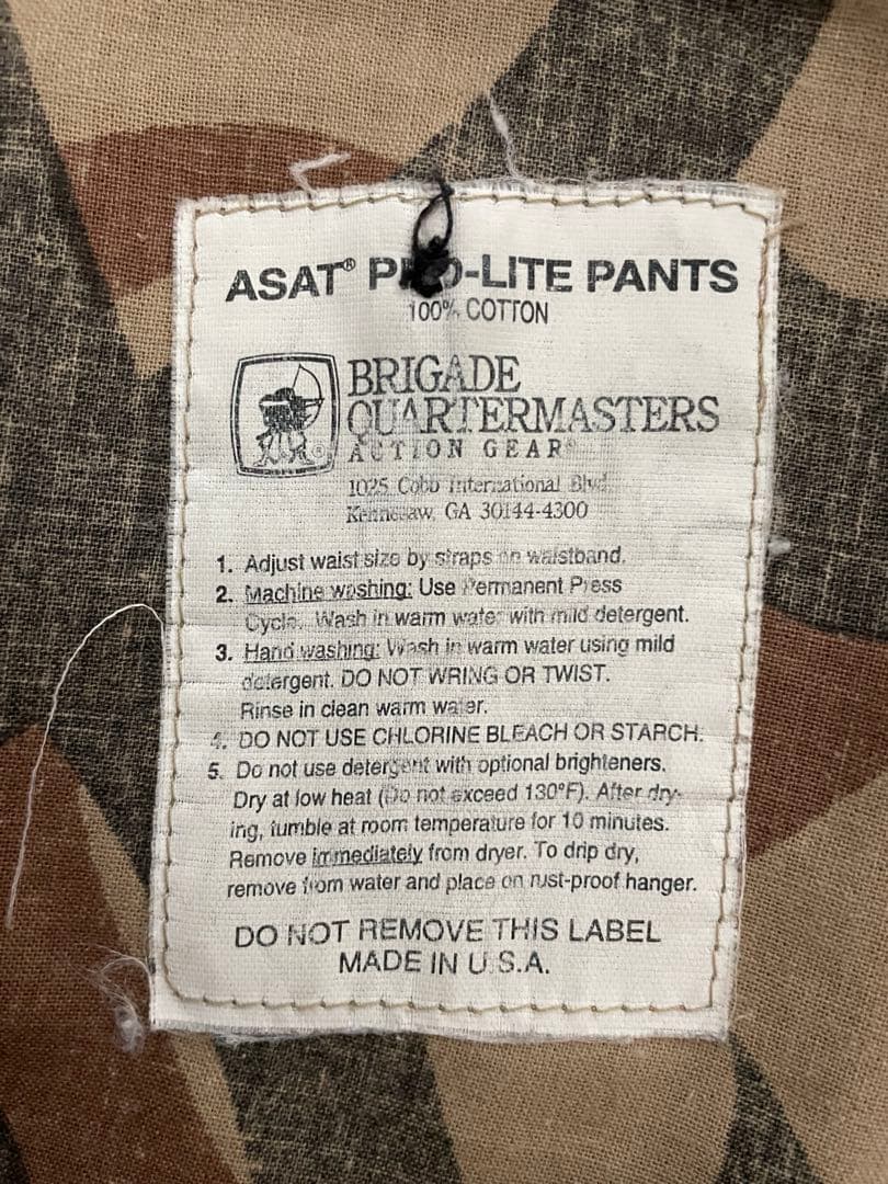 パンツ 80`s ASAT tribal camo pants