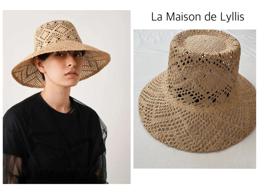 La Maison de Lyllis VAUCHO バウチョ 麦わら帽子