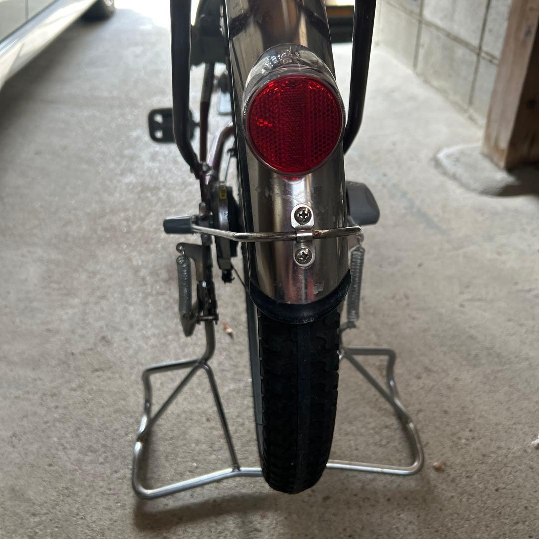 シニア向け自転車　こげーる　赤色 前面バスケット付き