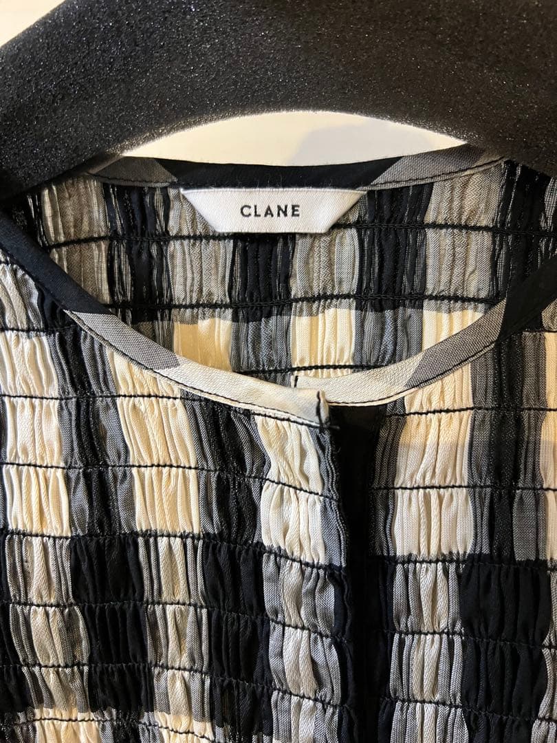 【正規品】CLANE SHIRRING DESIGN BLOUSE size1
