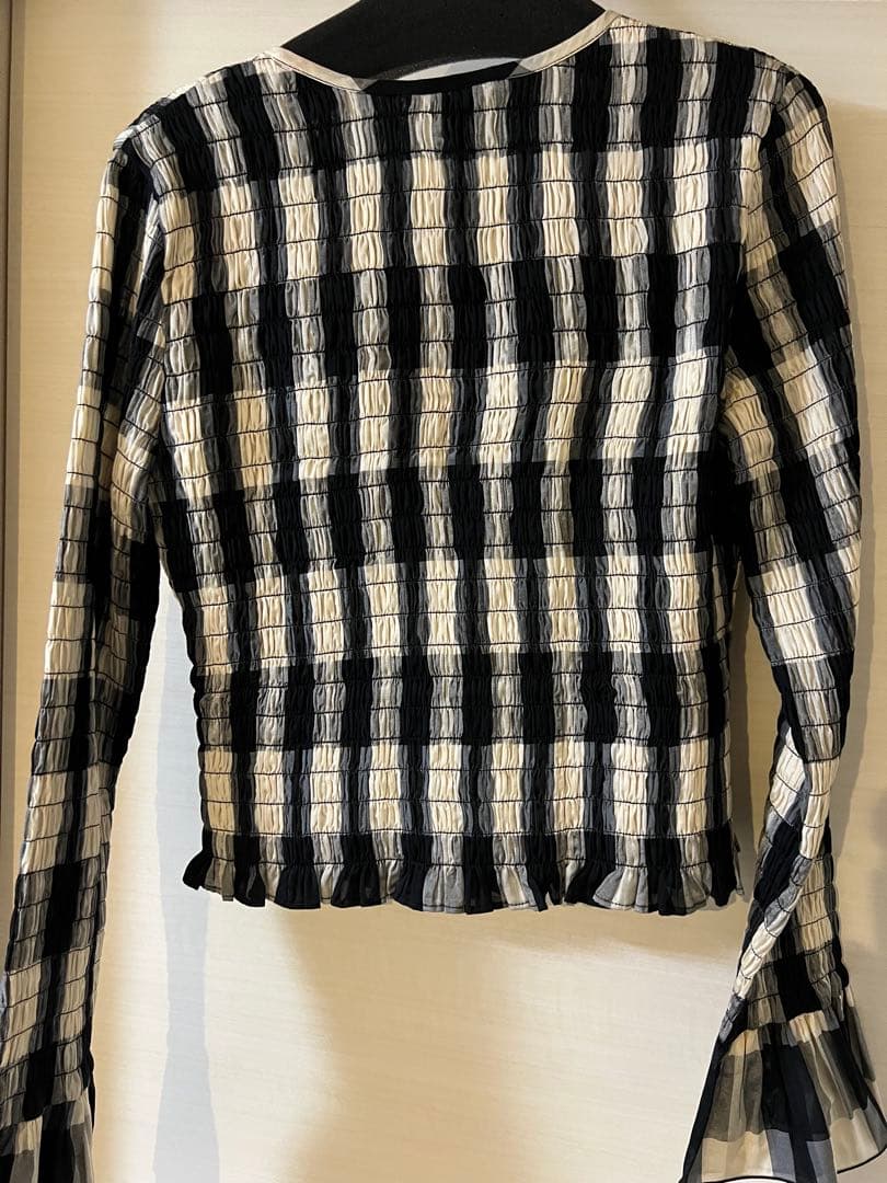 【正規品】CLANE SHIRRING DESIGN BLOUSE size1