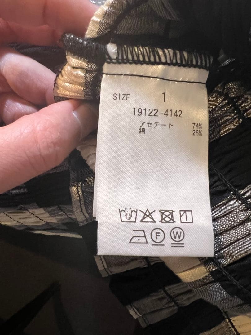 【正規品】CLANE SHIRRING DESIGN BLOUSE size1