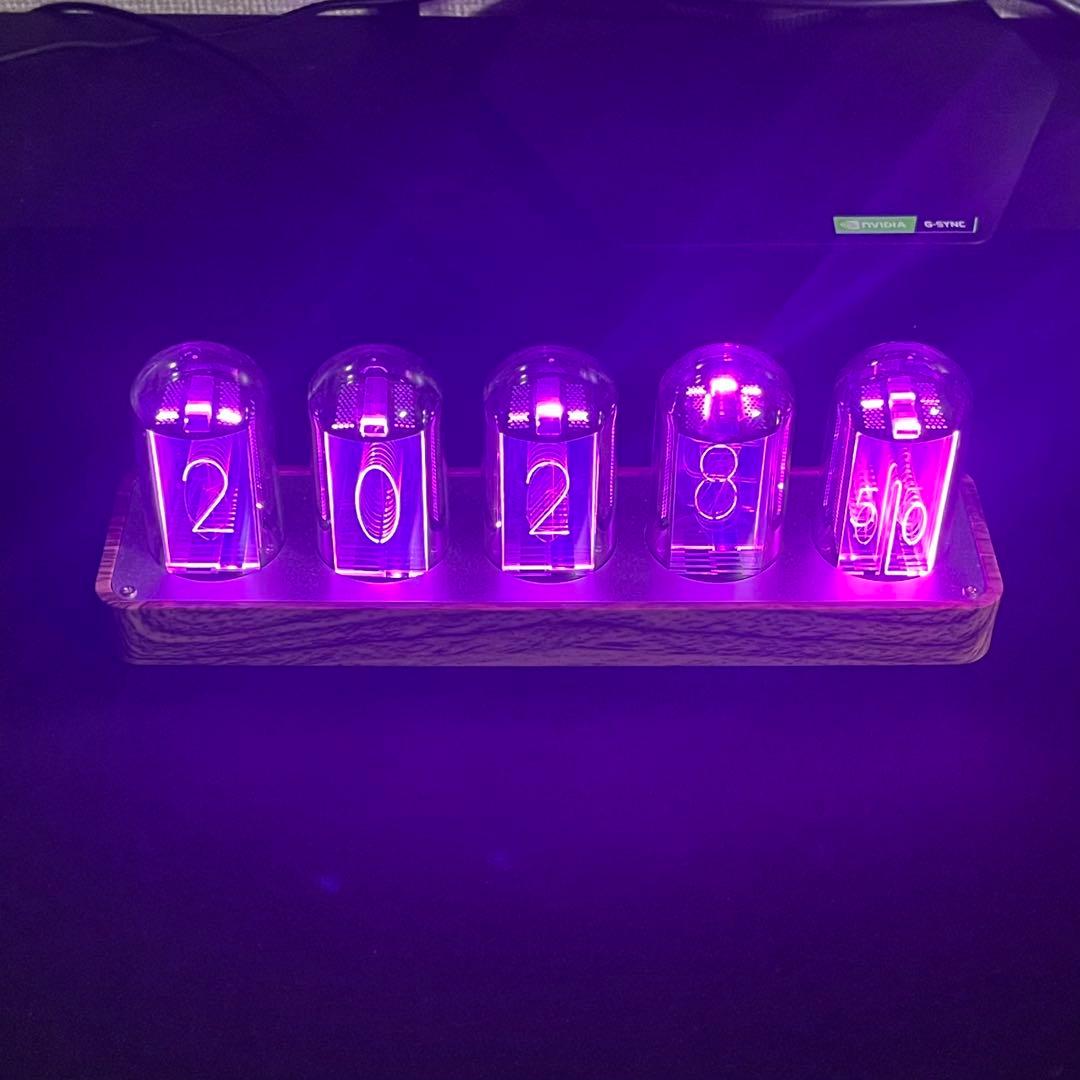 Z*3様 ClocTeck ニキシー管 時計 デジタル時計