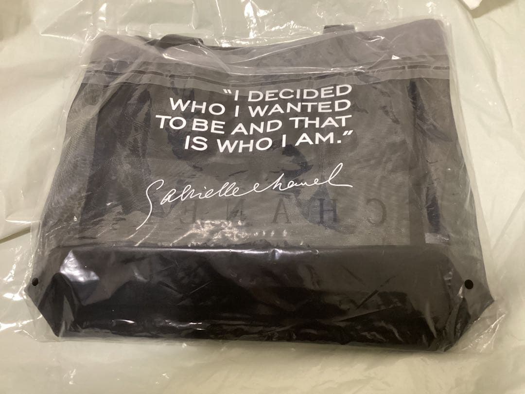 CHANEL ノベルティ メッシュトートバッグ