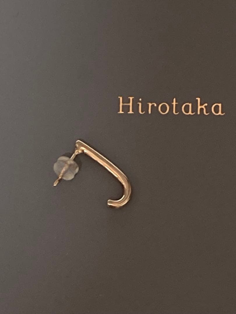 美品　hirotaka ヒロタカ　ゴッサマーインナーフックピアス　Ｍサイズ