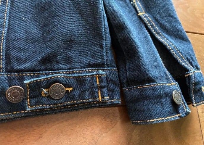 LEVI'Sデニムジャケット濃紺サイズｌ