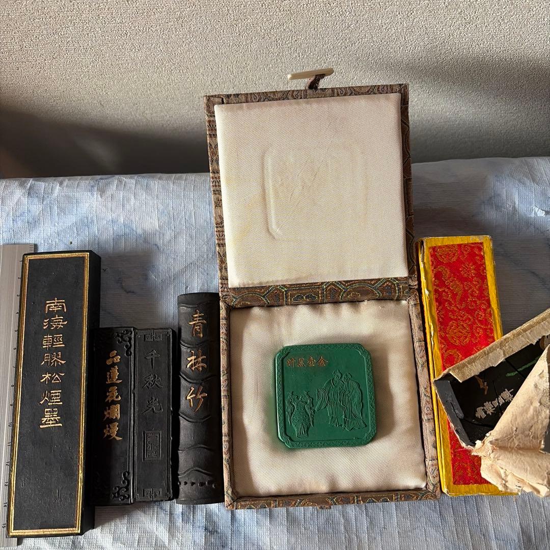 墨　中国墨　唐墨　文房四宝　書画　China 書道
