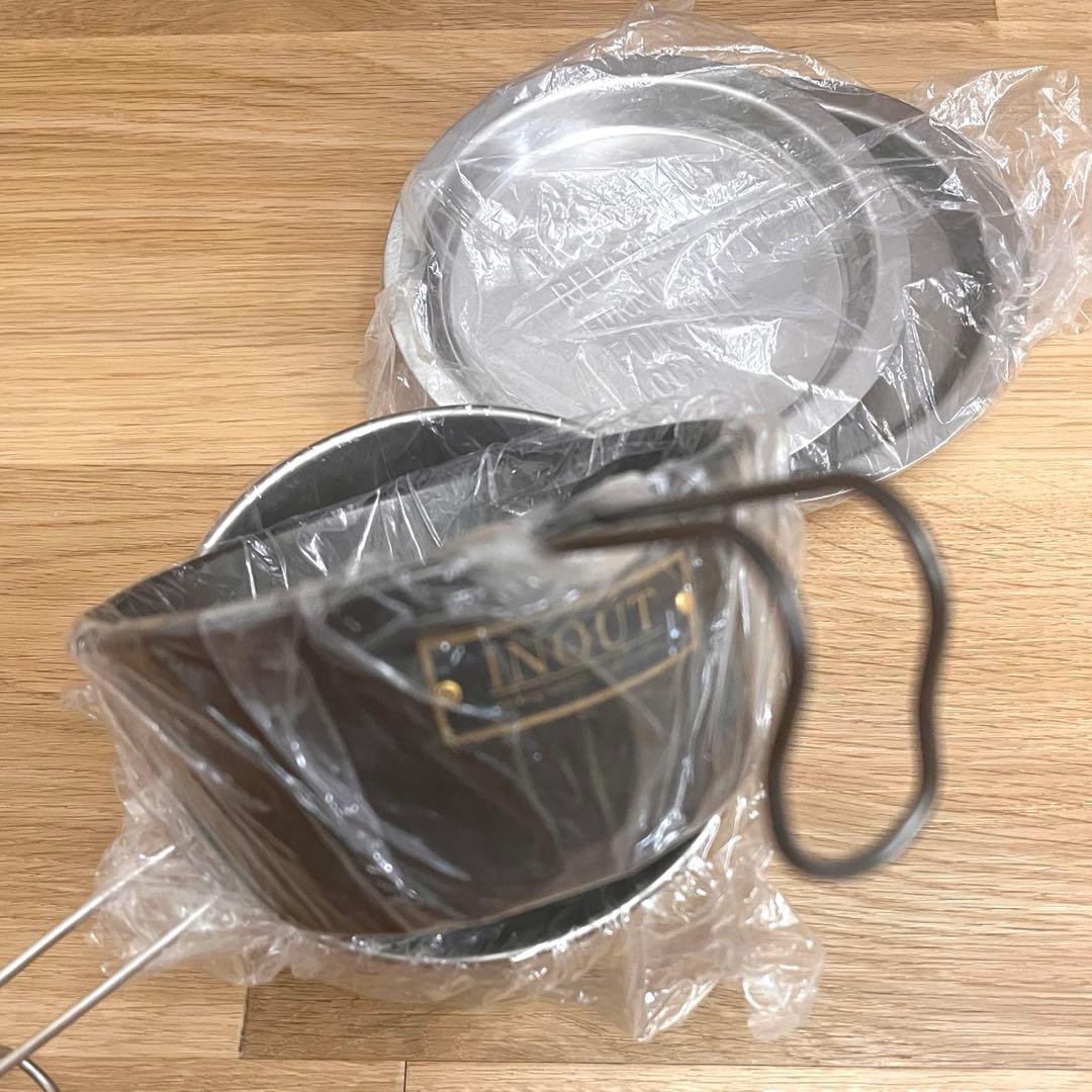 新品★INOUTイナウト シェラカップ リディッシュセット 黒 シルバー