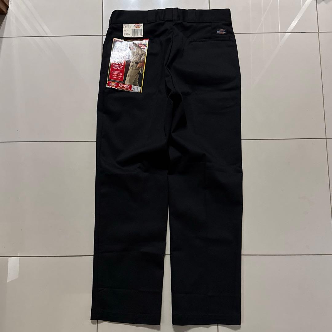 80's〜90's Dickies 874 ブラック USA製 タグ付き W38