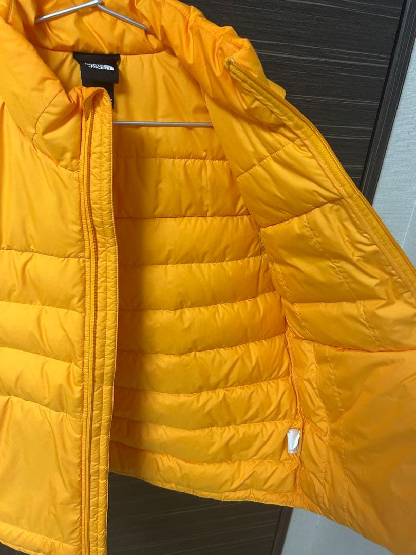 THE NORTH FACE ダウンベスト イエロー Mサイズ　ノースフェイス