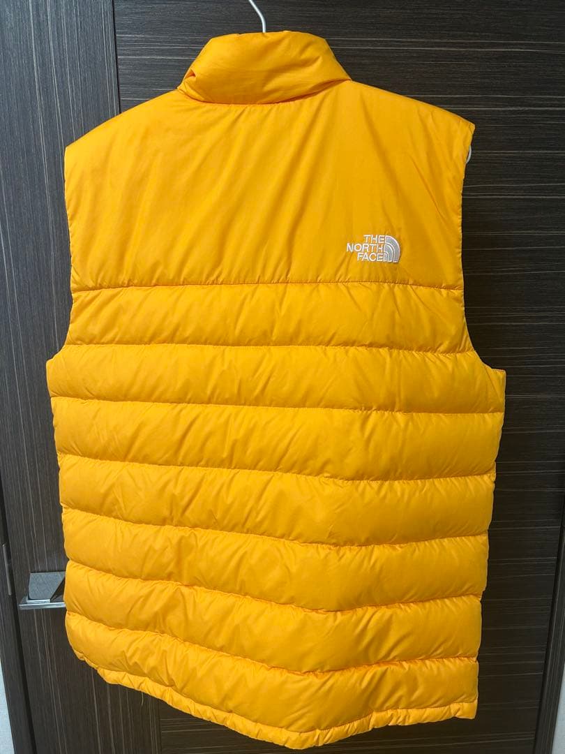 THE NORTH FACE ダウンベスト イエロー Mサイズ　ノースフェイス
