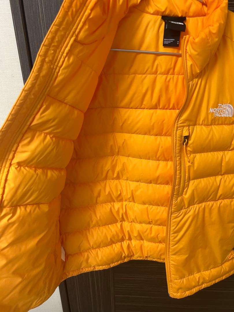 THE NORTH FACE ダウンベスト イエロー Mサイズ　ノースフェイス