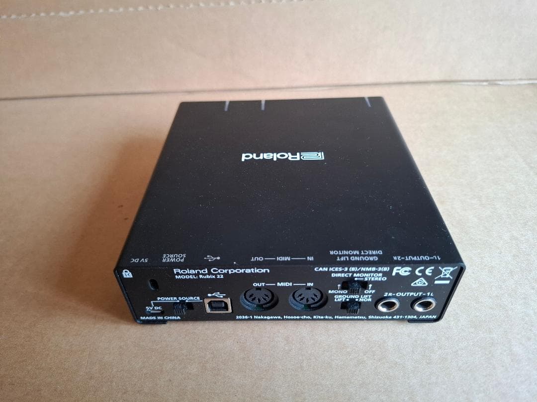 Roland Rubix 22 USBオーディオインターフェイス