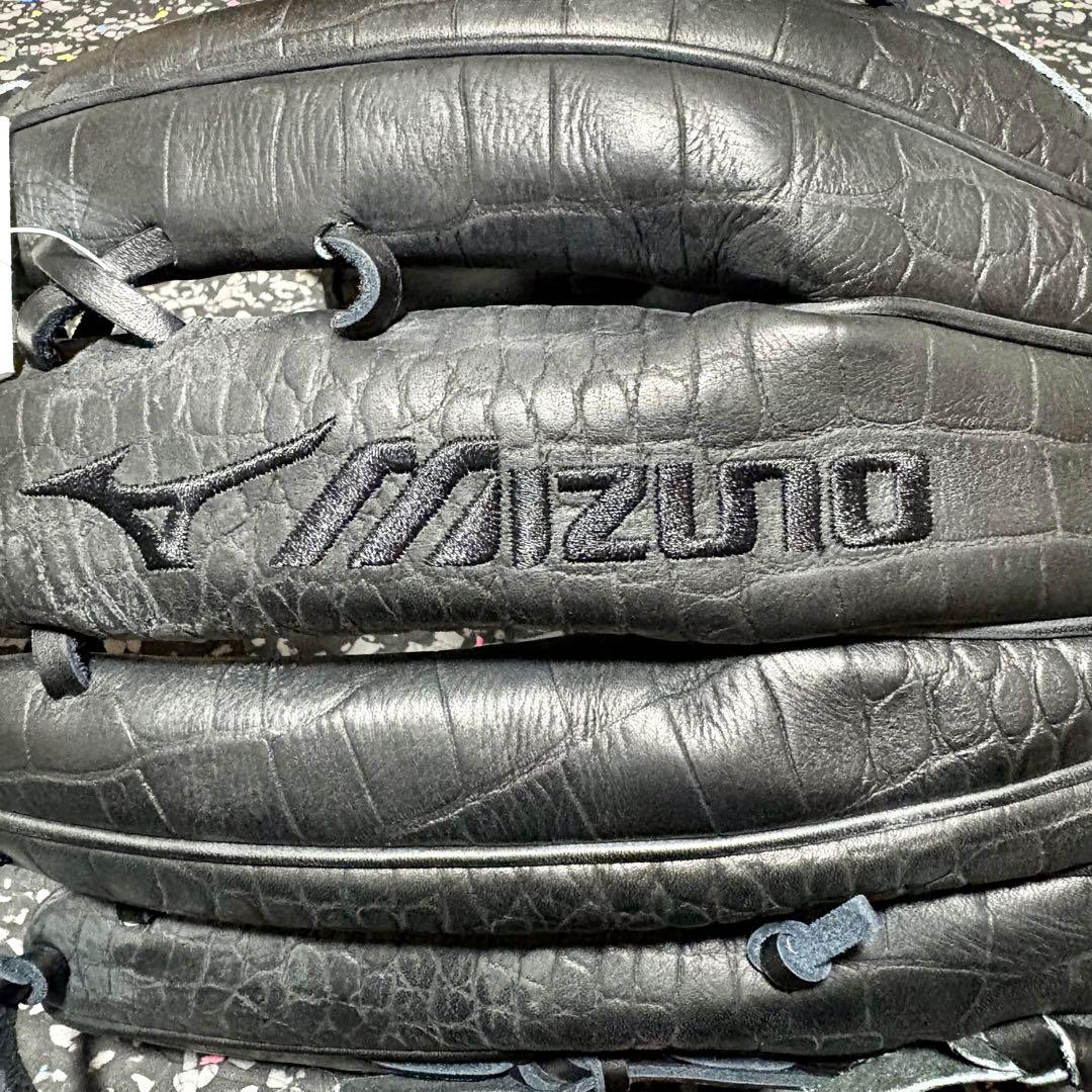 ミズノプロ 松井秀喜モデル ZILLA クロコダイル柄 野球 グローブ 外野手用