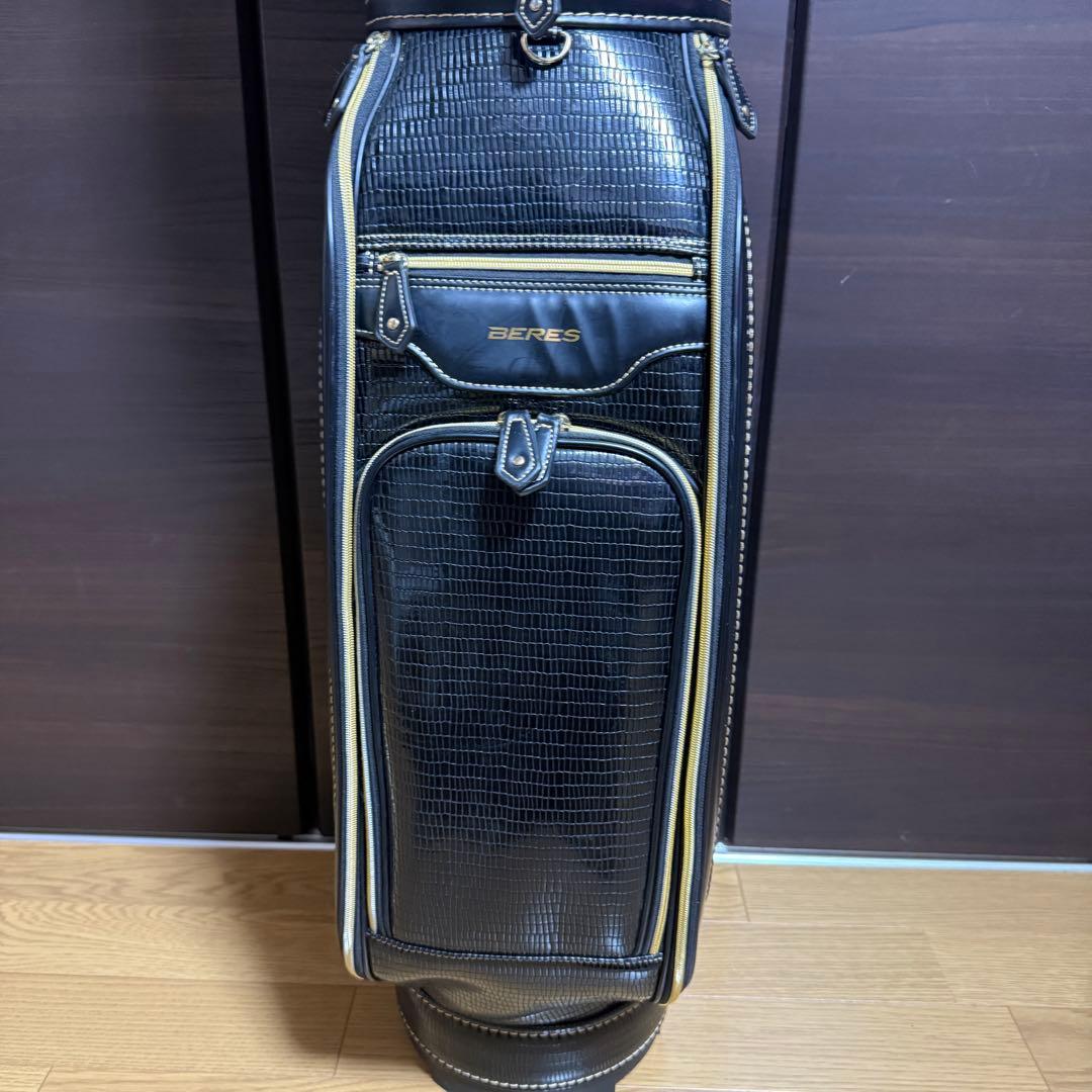 HONMA BERES クロコダイル風 キャディバッグ ゴルフバッグ