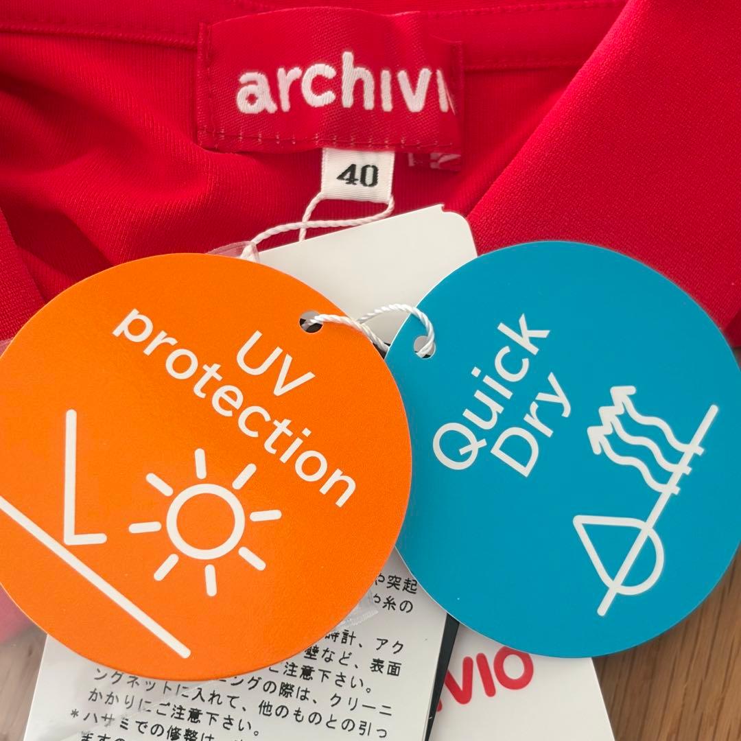 新品　UV速乾ポロシャツ　Ｍ　ARCHIVIO　アルチビオ