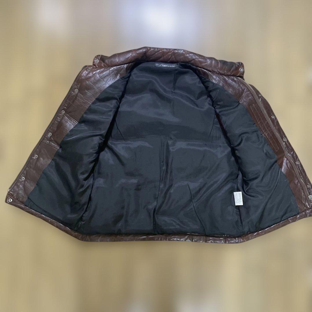 Haruf ホースレザーダウンベスト 馬革 Lサイズ
