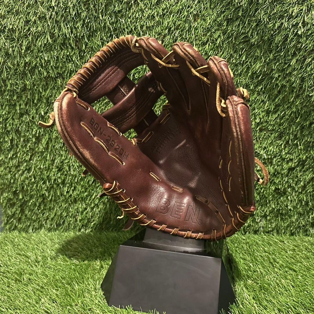 mm出品　野球グラブ　グローブ　一般軟式大人用　内野手用　ベン中畑清モデル