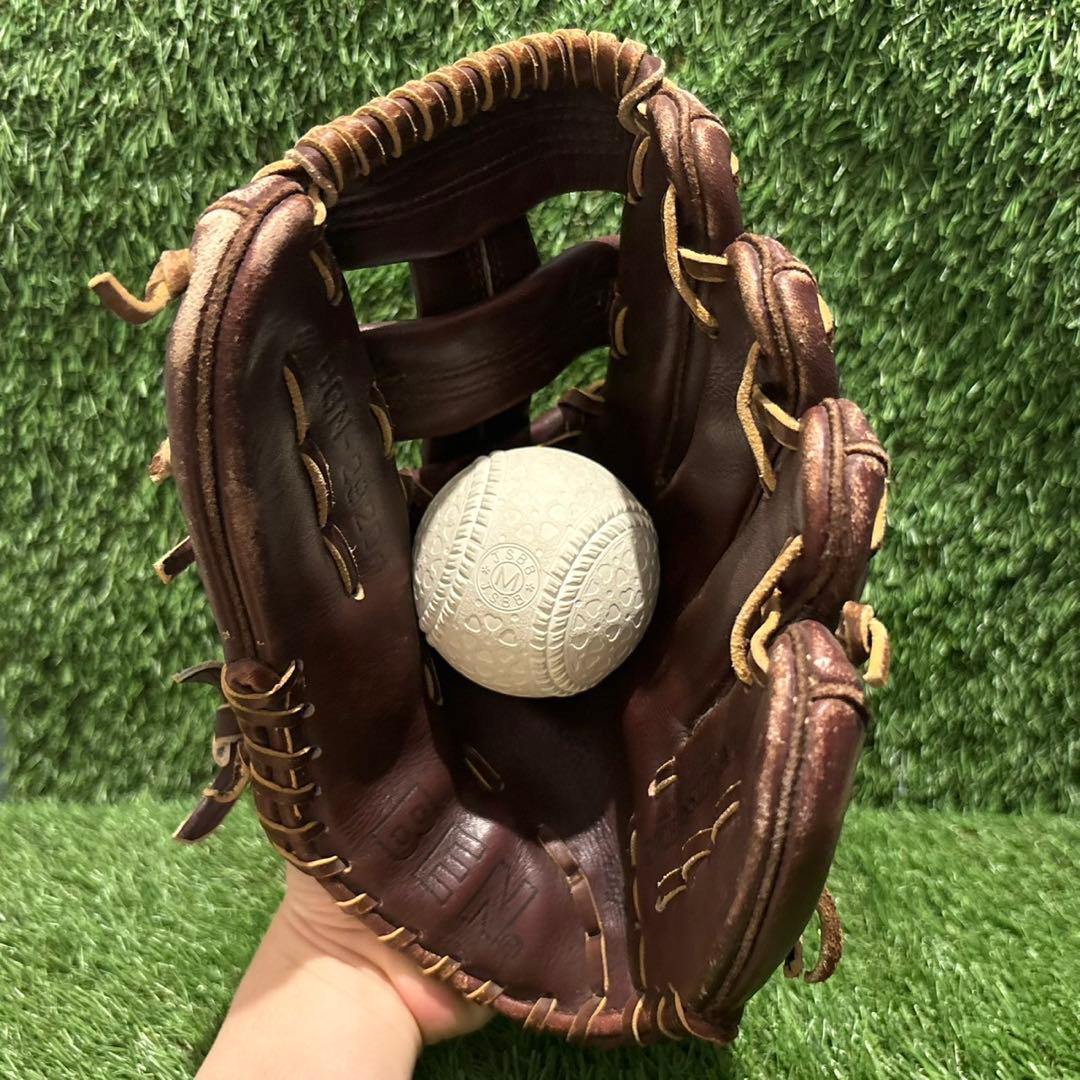 mm出品　野球グラブ　グローブ　一般軟式大人用　内野手用　ベン中畑清モデル