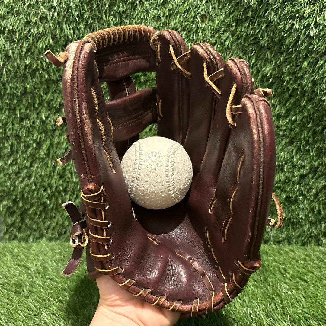mm出品　野球グラブ　グローブ　一般軟式大人用　内野手用　ベン中畑清モデル