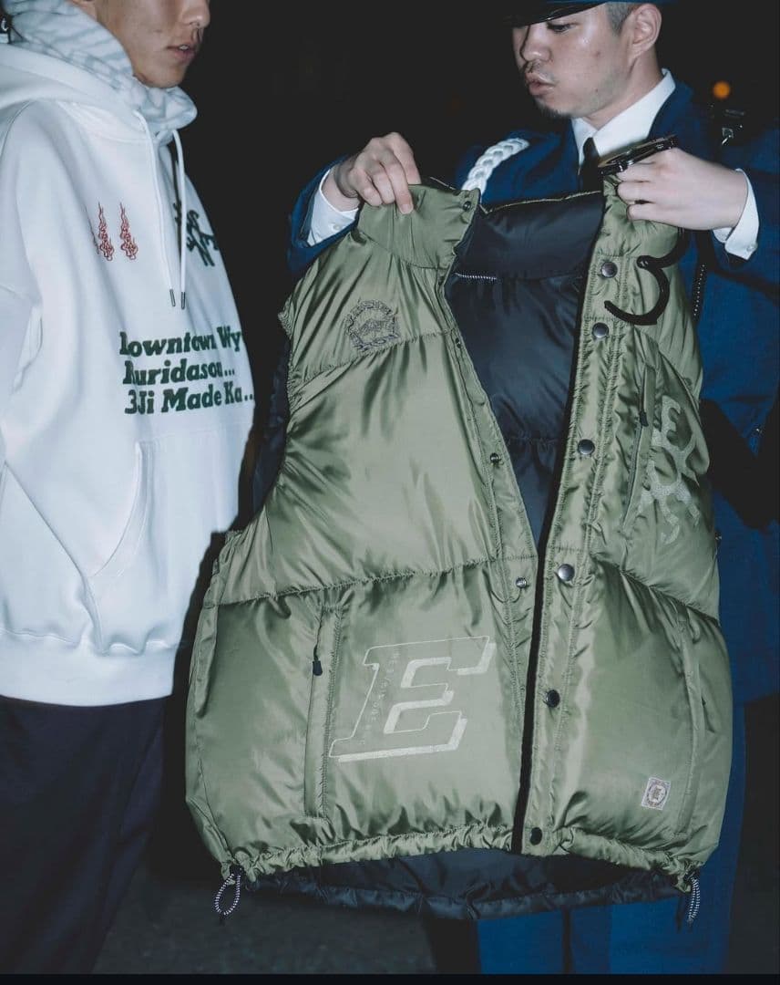 Evisen FUJI REVERSIBLE DOWN VEST Mサイズ