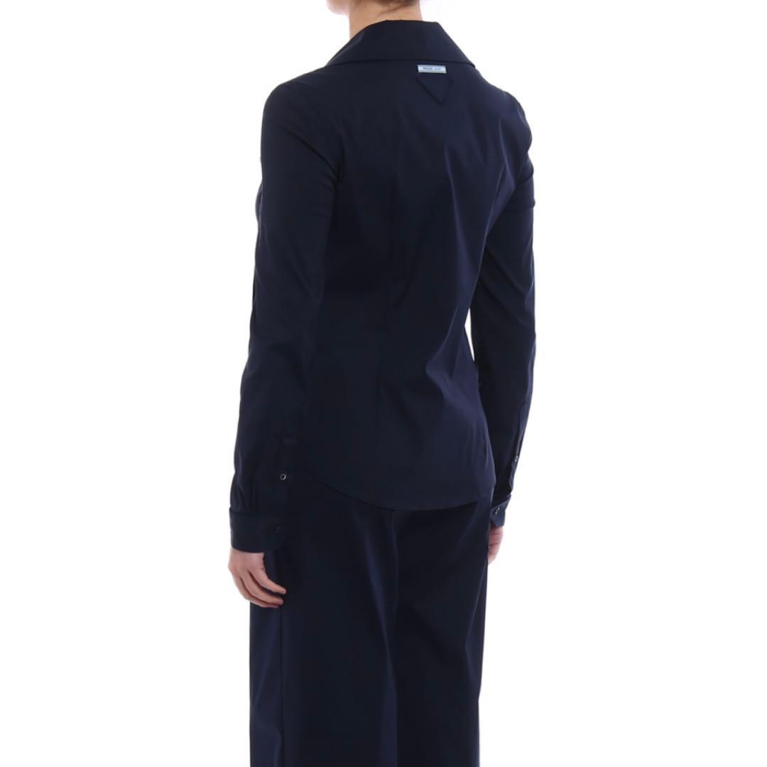 PRADA リボン長袖ブラウス