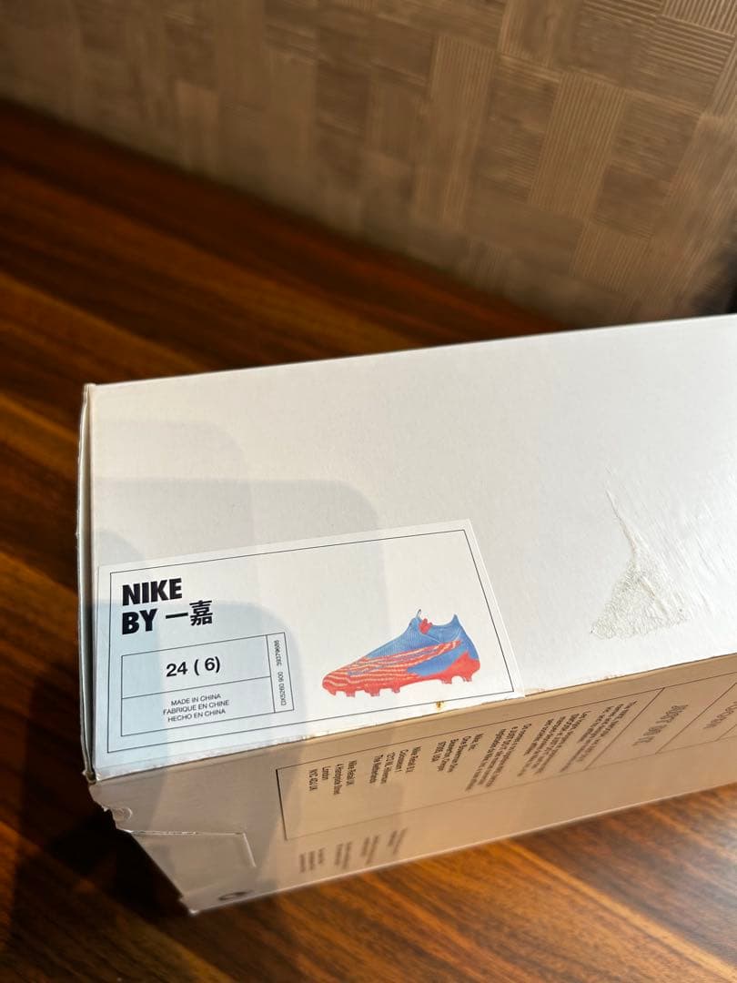 ［美品］Nike サッカーシューズ オレンジ/ブルー