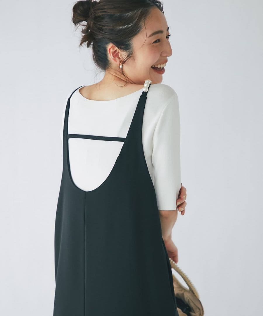 新品 ラブティックボンボン　ビッグパールキャミワンピース
