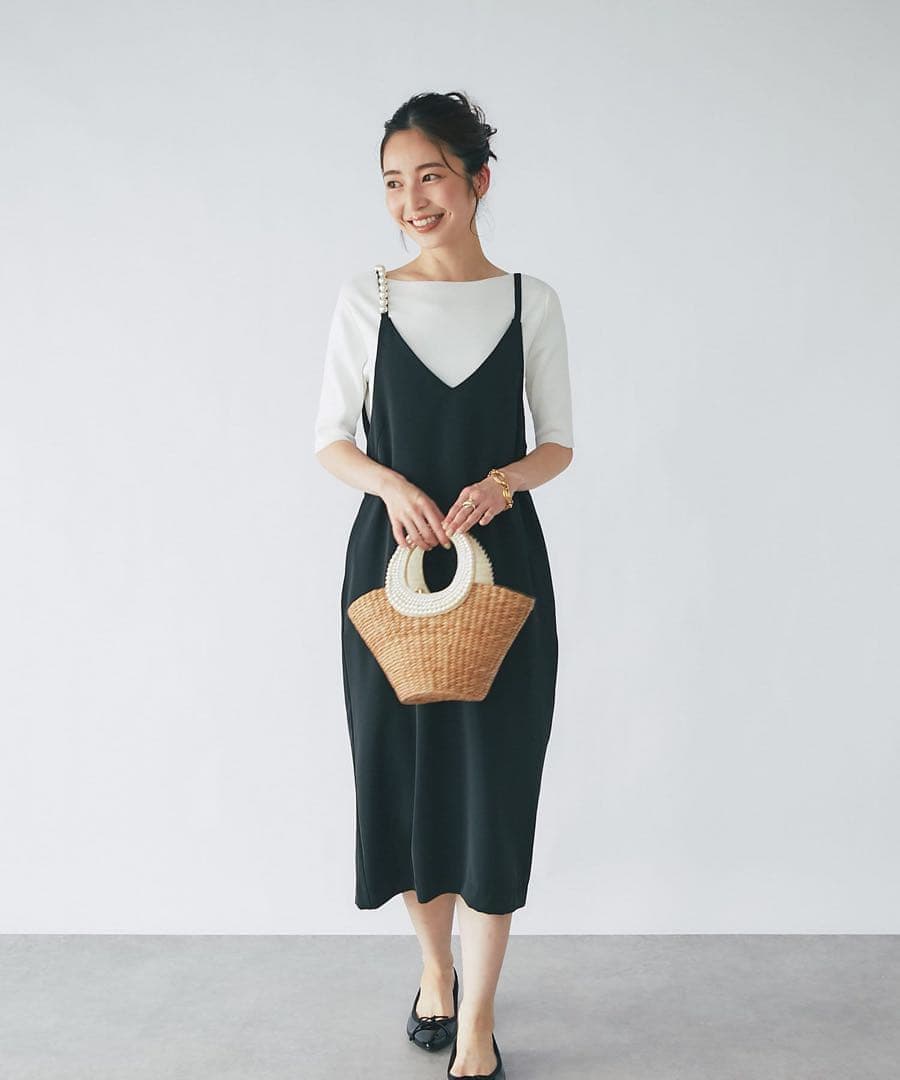 新品 ラブティックボンボン　ビッグパールキャミワンピース