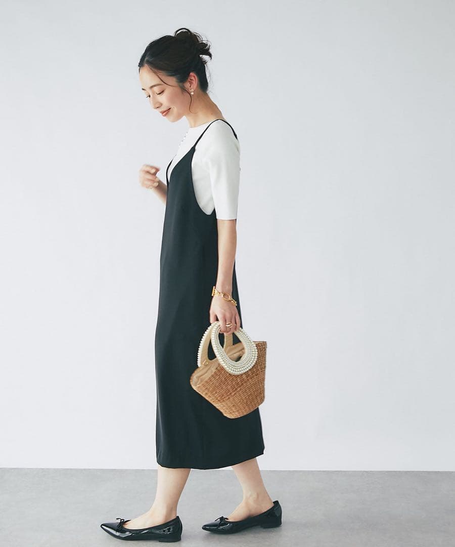 新品 ラブティックボンボン　ビッグパールキャミワンピース