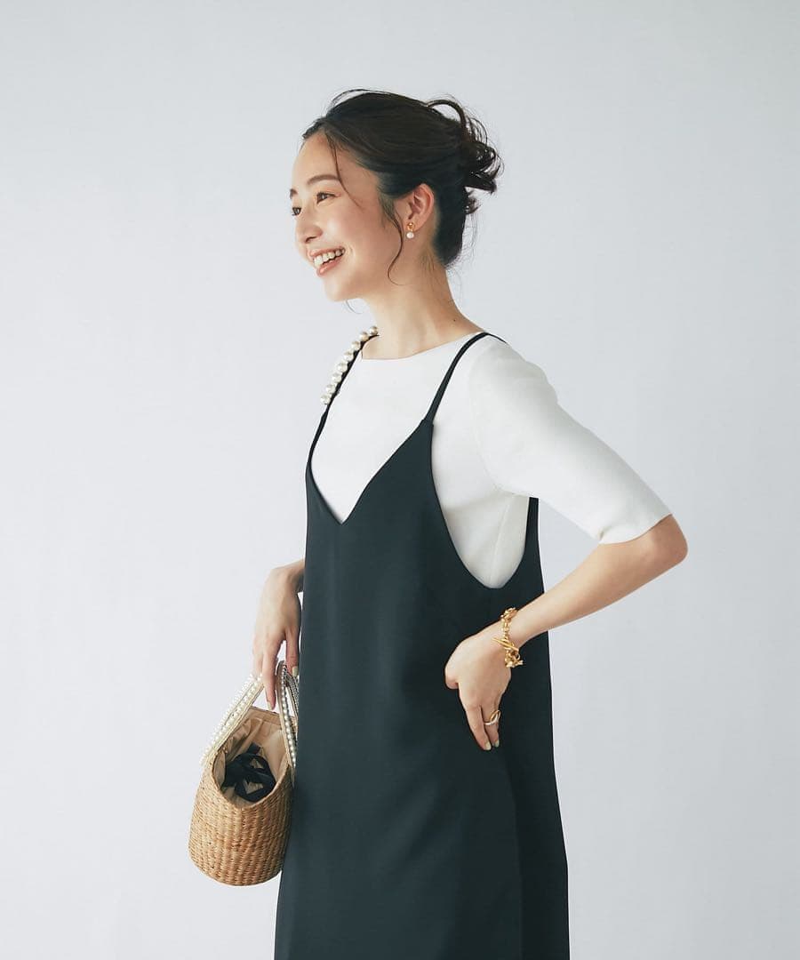 新品 ラブティックボンボン　ビッグパールキャミワンピース