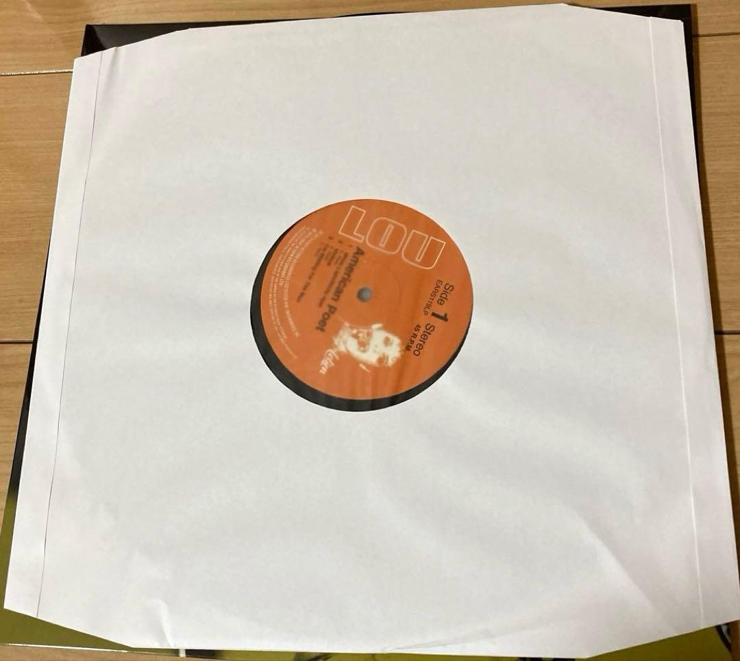 美品 Lou Reed ルー・リード American Poet レコード LP
