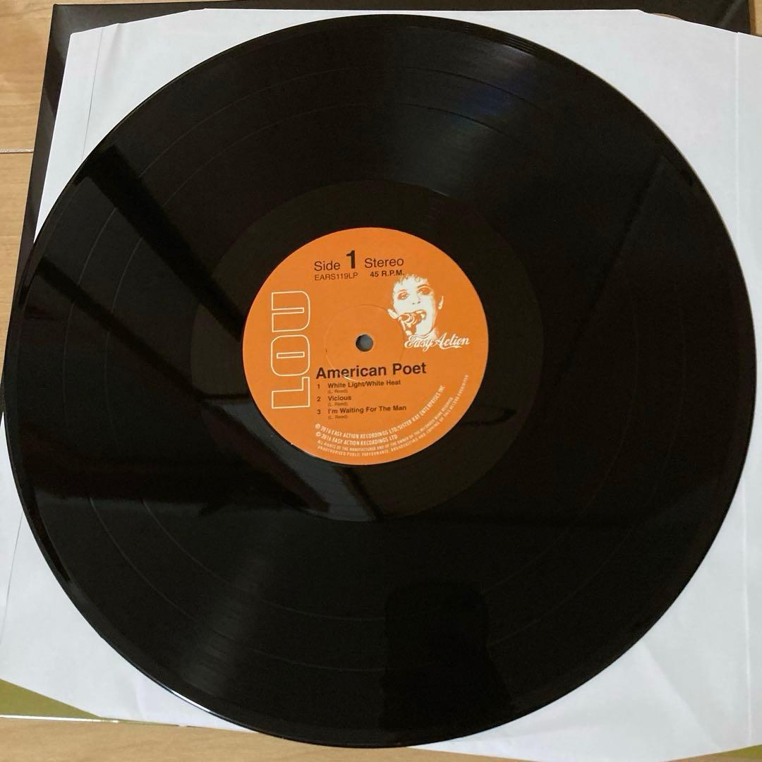 美品 Lou Reed ルー・リード American Poet レコード LP