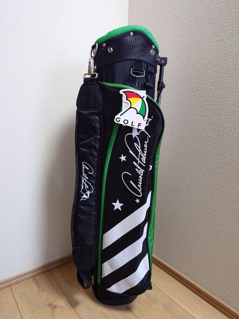 『新品・未使用❗️』アーノルド・パーマー キャディバッグ ブラック・グリーン
