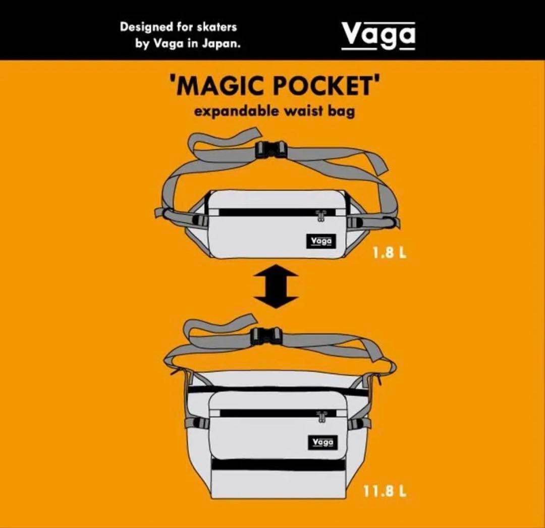 VAGA バガ MAGIC POCKET 2G ブラック 送料込
