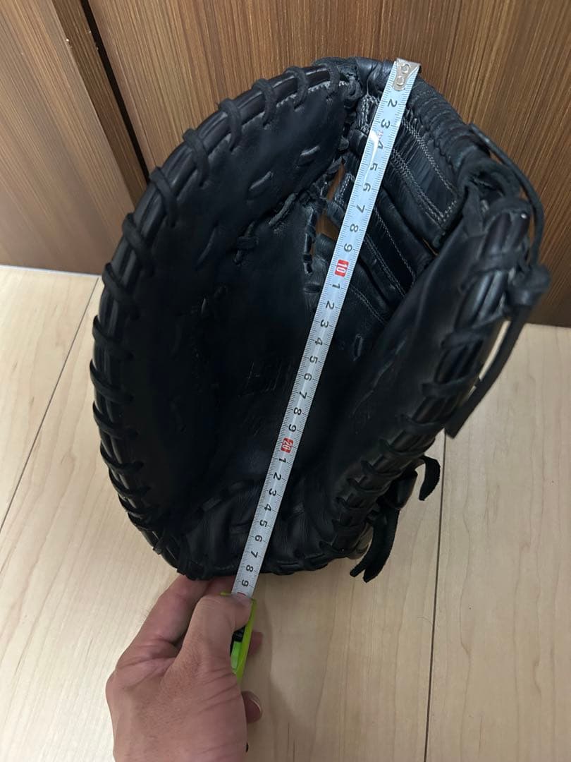 【中古品】ゼット ファーストミット左投げ用 軟式 ソフトボール兼用ライテックス