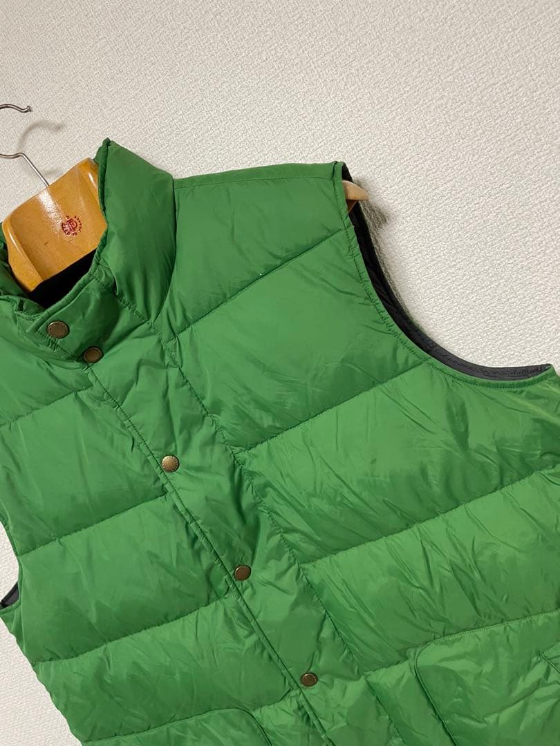 00s LANDS' END ランズエンド ダウン ベスト ジャケット グリーン