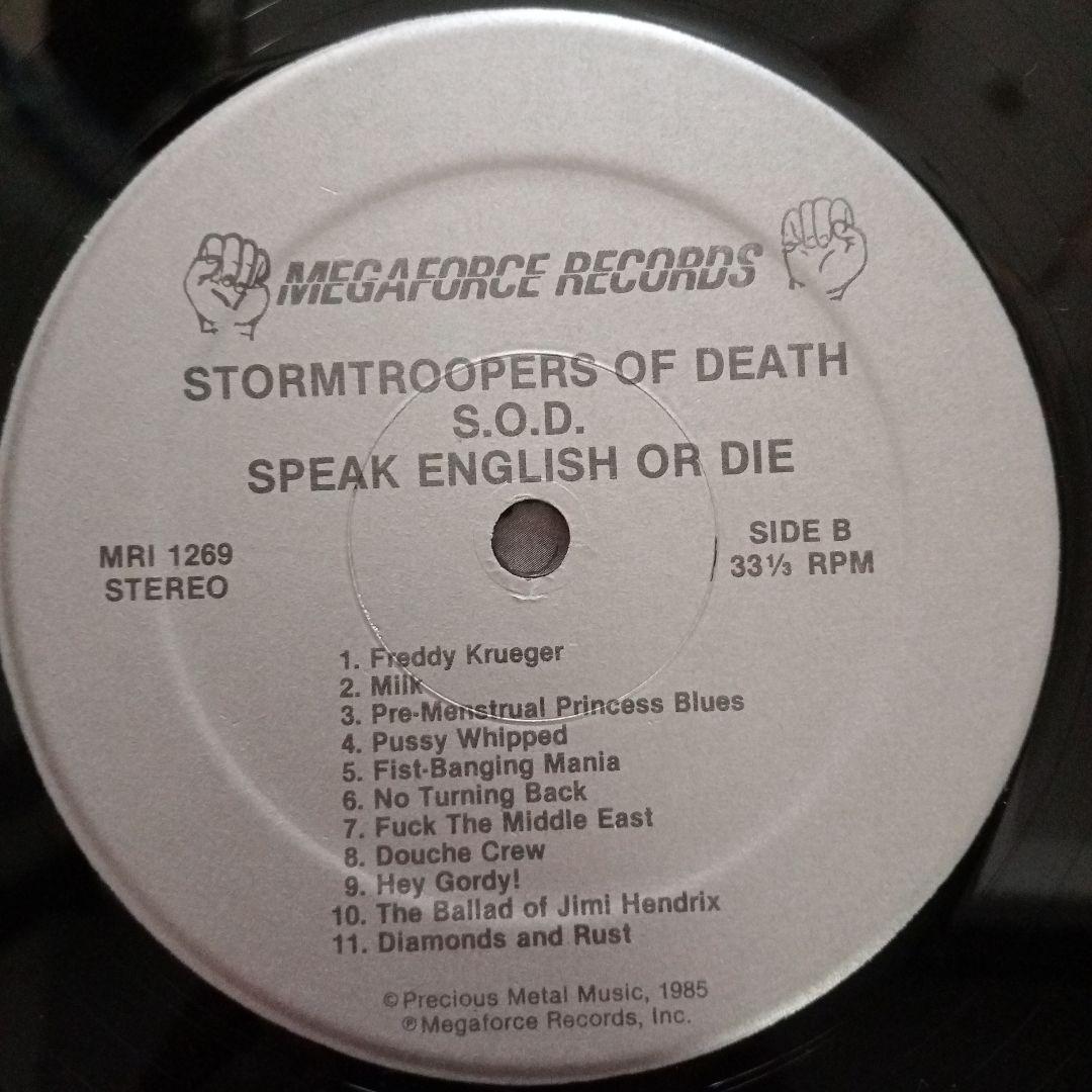 【本国US盤】Stormtroopers Of Death / Speak En