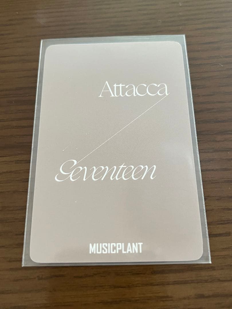attacca エスクプス　スンチョル　ラキドロ　トレカ　SEVENTEEN