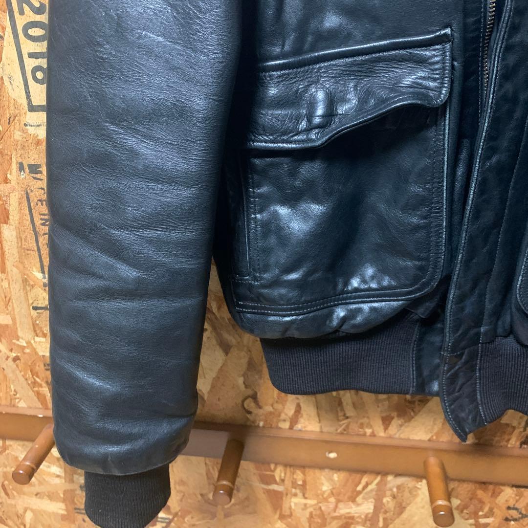 GOLDEN BEAR ゴールデンベア 白タグ A-2 レザージャケット