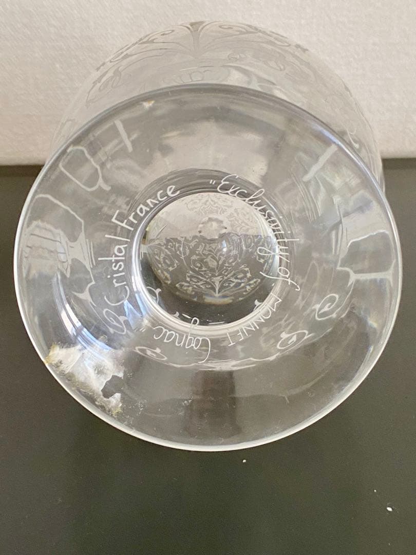 ゆ*き様 空きボトル　モネ ジョセフィーヌ デキャンタ クリスタルガラス　蓋あり