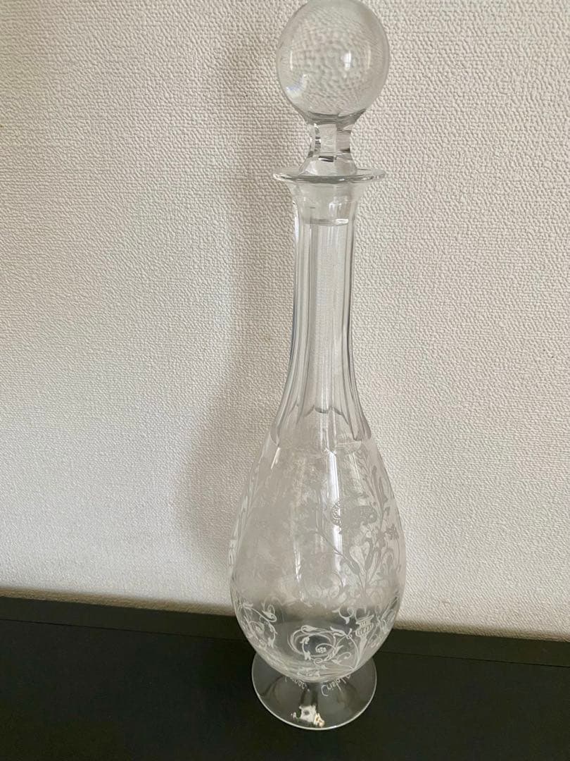 ゆ*き様 空きボトル　モネ ジョセフィーヌ デキャンタ クリスタルガラス　蓋あり