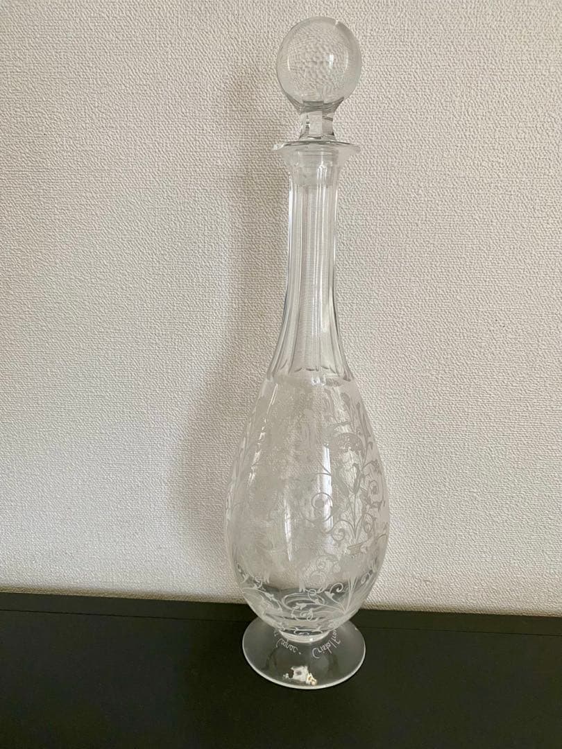 ゆ*き様 空きボトル　モネ ジョセフィーヌ デキャンタ クリスタルガラス　蓋あり