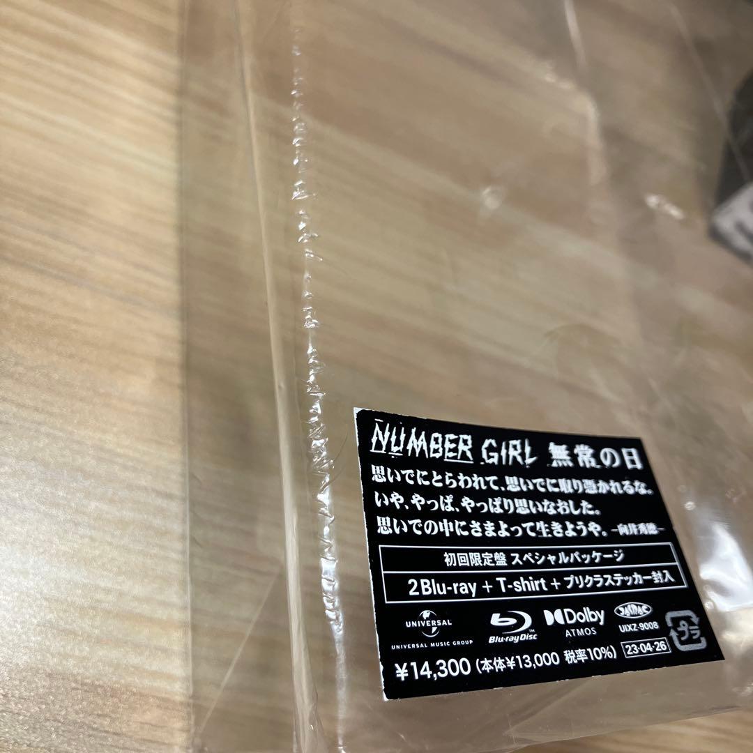 新品NUMBER GIRL「無常の日」DVD Tシャツ付