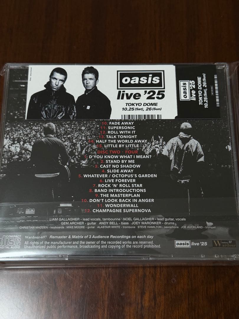 oasis オアシス DEFINITIVE TOKYO DOME 2025