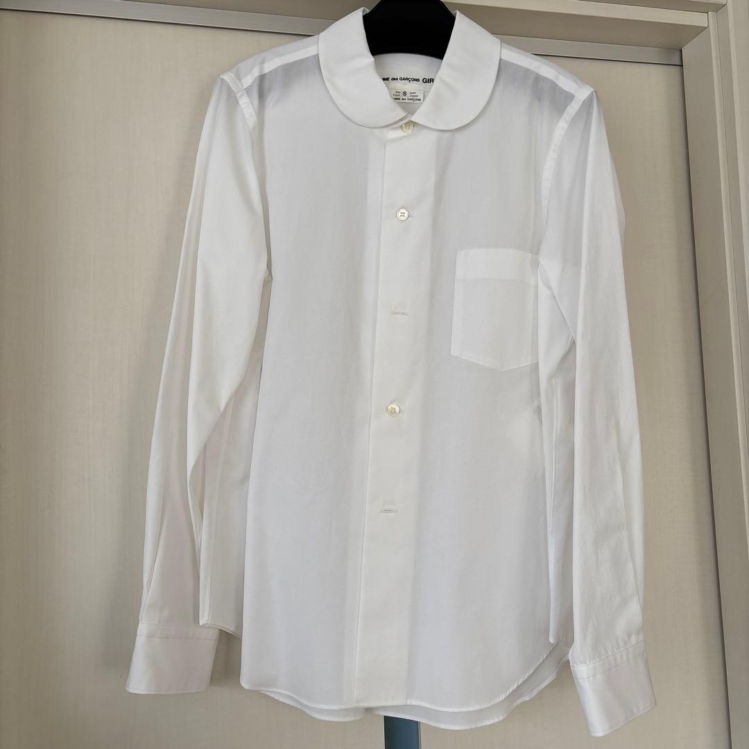 COMME des GARÇONS ホワイト長袖シャツ S