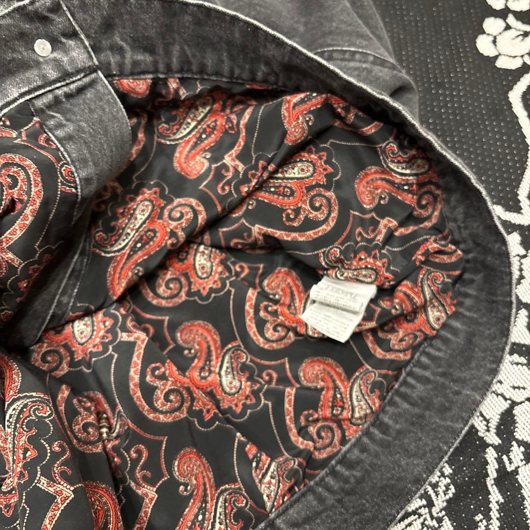 【美品/黒】PEACE DENIM JACKET DENIM PANTS XL