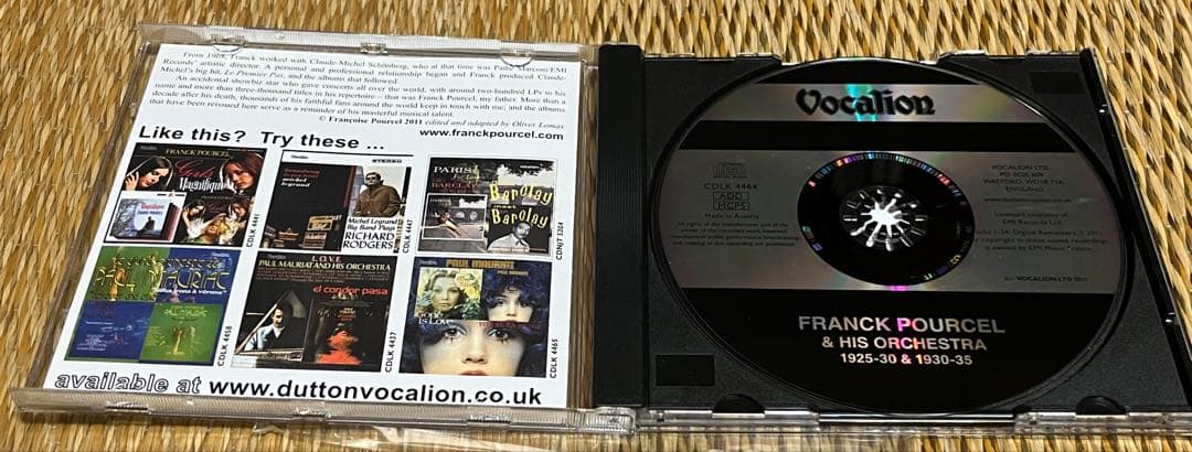 Franck Pourcel 1925-1930&1930-1935 輸入盤CD